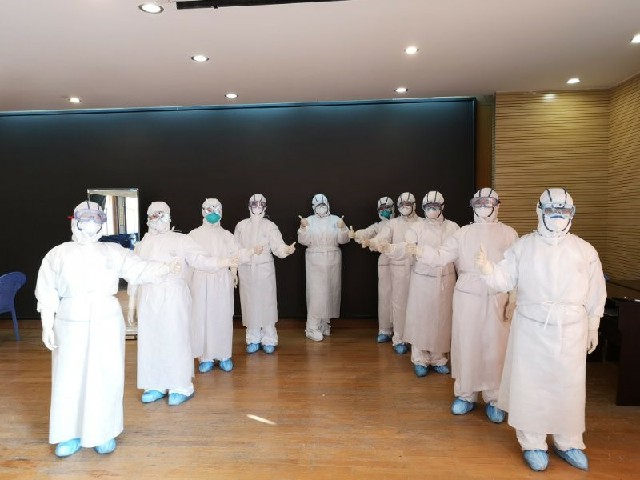 红河州第三人民医院进一步强化新冠肺炎防控技能培训 