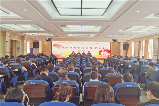 红河州第三人民医院党委召开党史学习教育动员部署大会