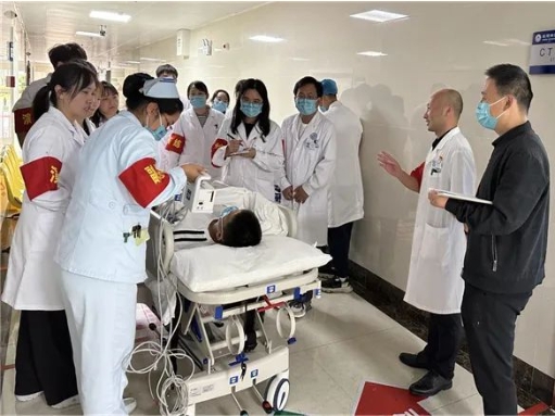 【担当卫健】红河州第三人民医院放射影像科开展辐射事故应急演练